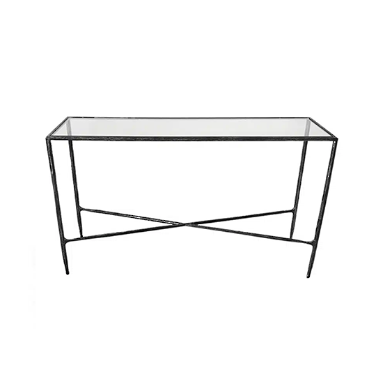Rosta Console - Black and Silver